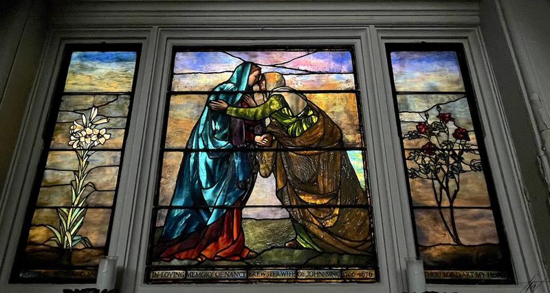 Sing Memorial Window:  The Salutation